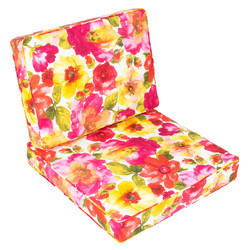 Loungekissen-Set 60x60x10 cm (Sitzkissen) 60x43x10 cm (R�cklehne)