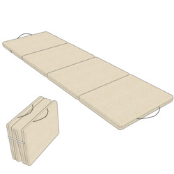 Skladac&iacute; pl&aacute;žov&yacute; vank&uacute;š 195 x 60 x 5 cm