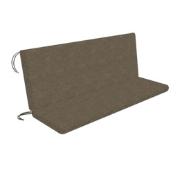 Vankúš na záhradnú lavicu s operadlom 121 x 36 x 5 cm a 121 x 46 x 5 cm