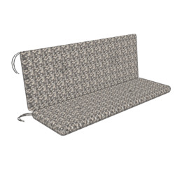 Vankúš na záhradnú lavicu s operadlom 121 x 36 x 5 cm a 121 x 46 x 5 cm