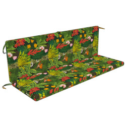 Sada záhradného vankúša na hojdačku s dåžkou 170 cm, hrúbkou 5 cm