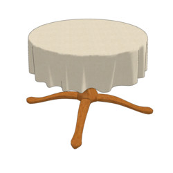 Obrus ​​kruhov&yacute; tvar d=100 cm