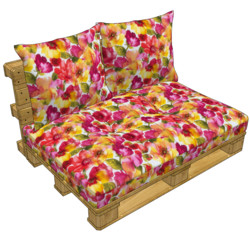 Raklapp�rnaszett 120x80x25 cm �s 2x 60x50x20 cm
